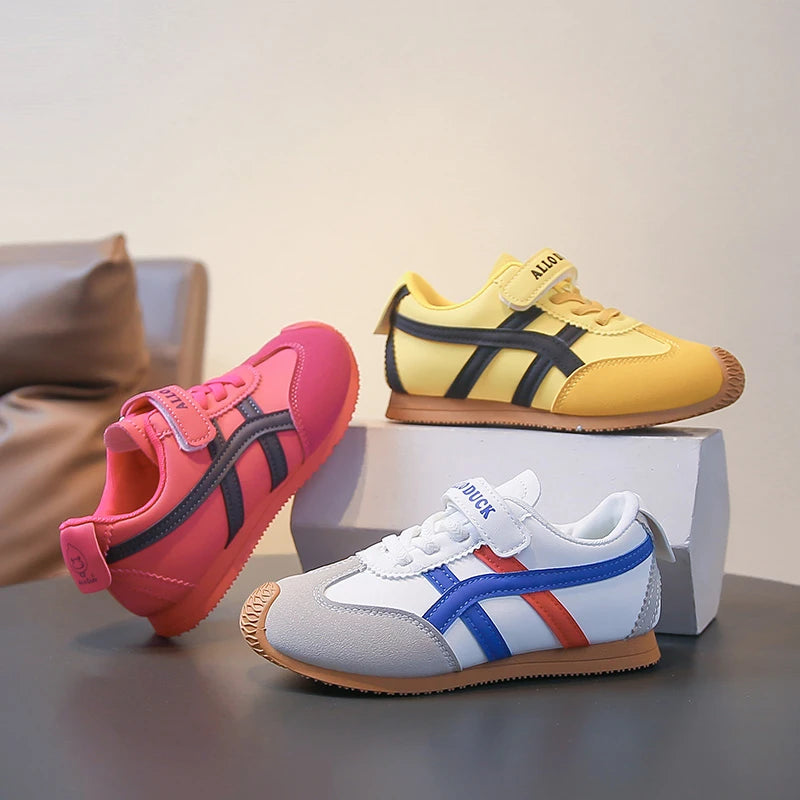 Children's Baby Sneakers for Ages 1-18 Yellow Breathable Boys' Girls'