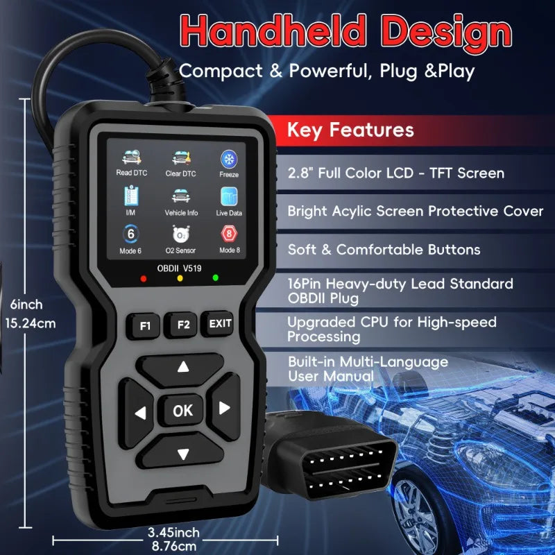 Advanced OBD2 Scanning Diagnostic Tool | Professional Engine Code