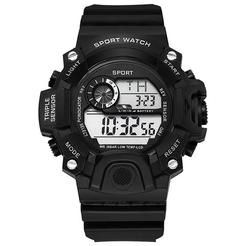 Fashion Men's Watch Sports Electronic Wristwatch Large dial