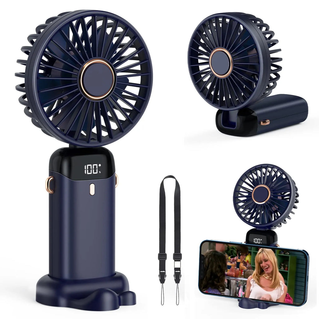 Electric Fan Portable Air Conditioner Mini Cooler Rechargeable Neck