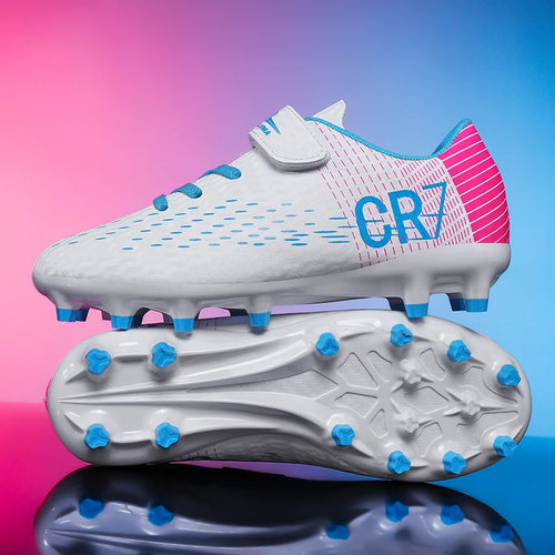 New Men Kids Football Boots Grass Boys Professional Non-Slip