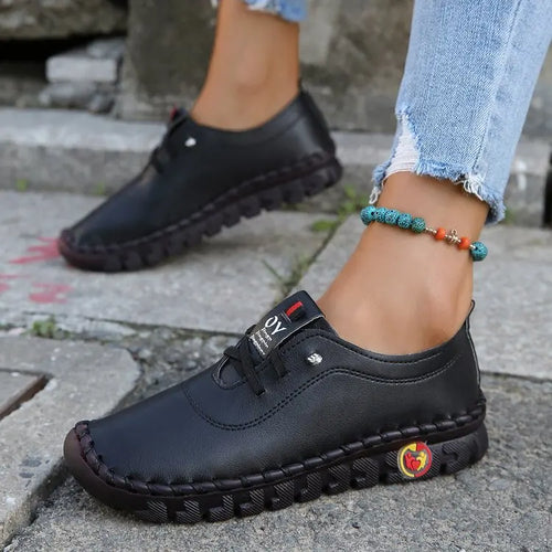 2022 New Spring Casual Women Shoes Platform Loafers 2022 Lace Up