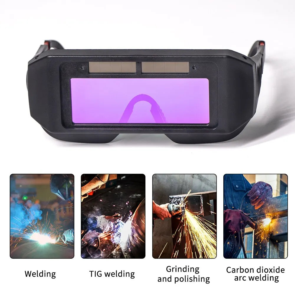 Solar Powered Welding Helmet Auto Darkening Welding Goggles LCD Welder