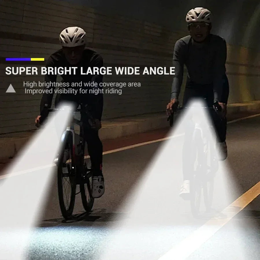 9 LED Bicycle Headlight USB Rechargeable Bike Lamp Super Bright