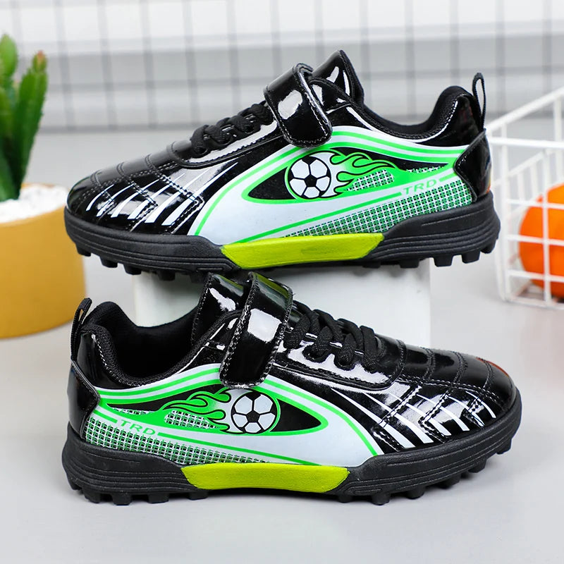 Casual Cool Soccer Shoes For Boys Lightweight Non-slip Football Shoes