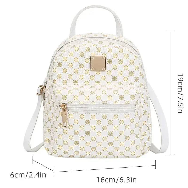 Fashion Women Backpack Small School Bags Mini Crossbody Handbag
