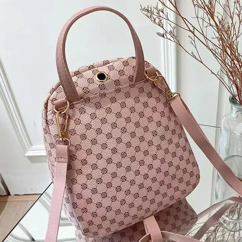 Fashion Women Backpack Small School Bags Mini Crossbody Handbag