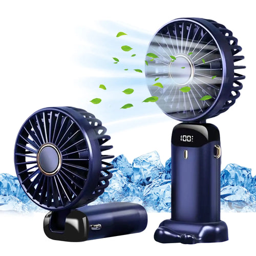 Electric Fan Portable Air Conditioner Mini Cooler Rechargeable Neck
