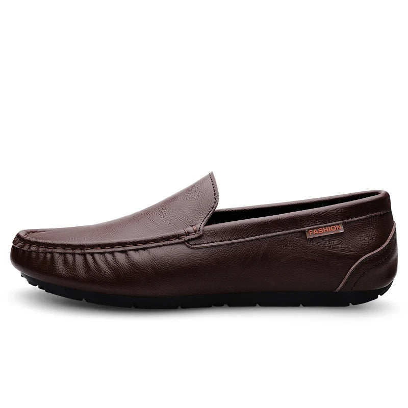 Genuine Leather Men Casual Shoes Luxury Brand Mens Loafers Moccasins