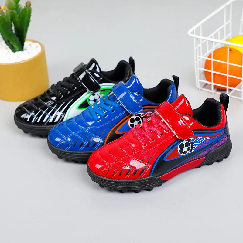 Casual Cool Soccer Shoes For Boys Lightweight Non-slip Football Shoes
