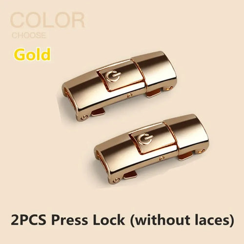 2024 No Tie Shoe Laces Press Lock Shoelaces Without Ties Elastic Laces