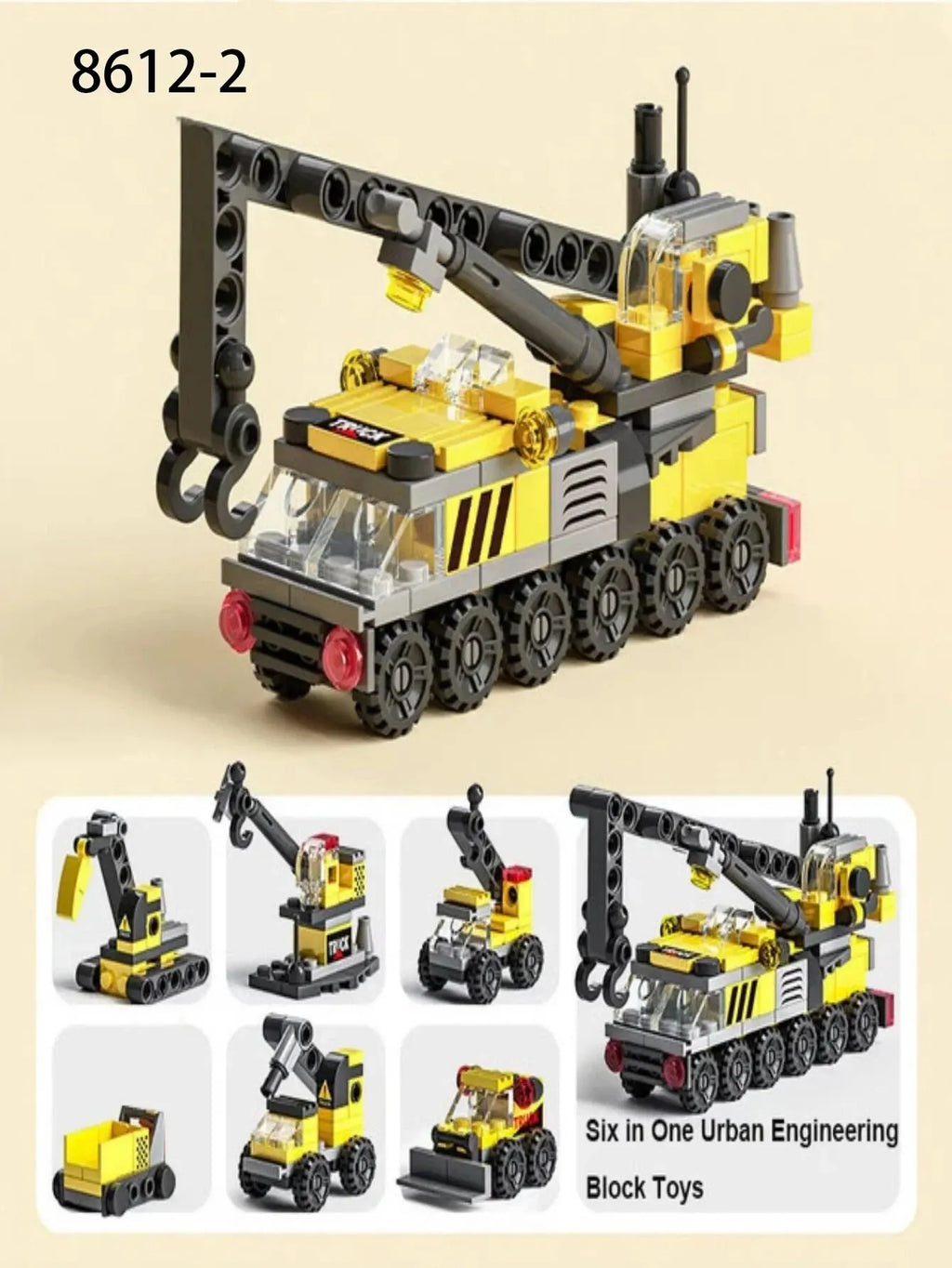 Building Blocks Small Particles 6-in-1 Building Blocks Assembling and