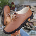 2022 New Spring Casual Women Shoes Platform Loafers 2022 Lace Up