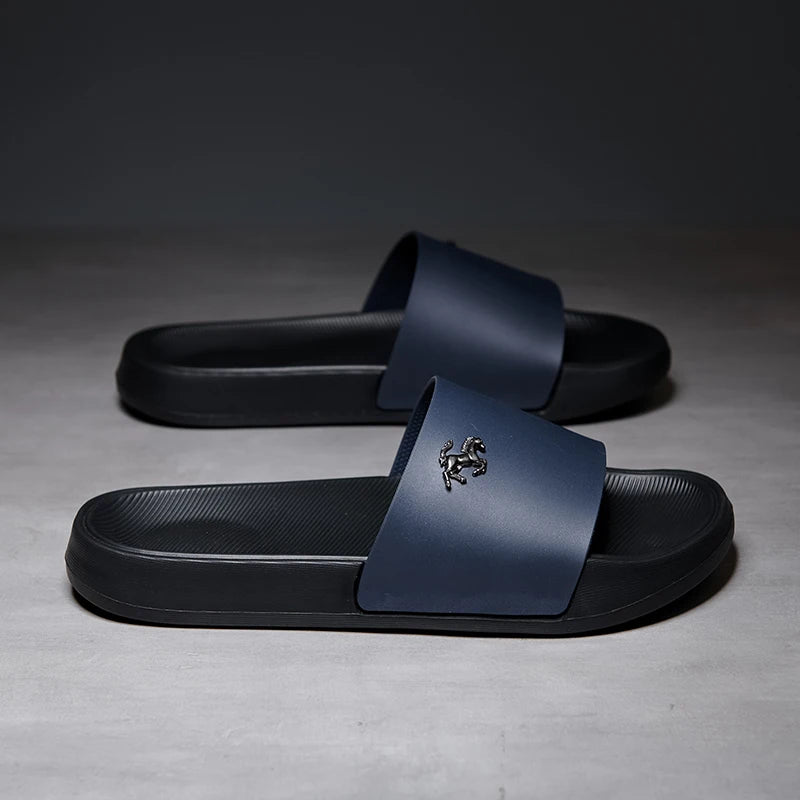 Men's Slide Sandals Soft Comfortable Non-Slip Slippers Indoor Outdoor