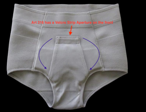 INGUINAL HERNIA SPORT BRIEF - PANT  High Height Orione Ref.316