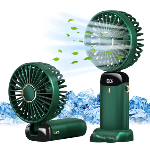 Electric Fan Portable Air Conditioner Mini Cooler Rechargeable Neck