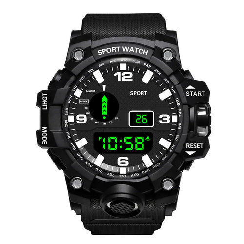 Fashion Men's Watch Sports Electronic Wristwatch Large dial