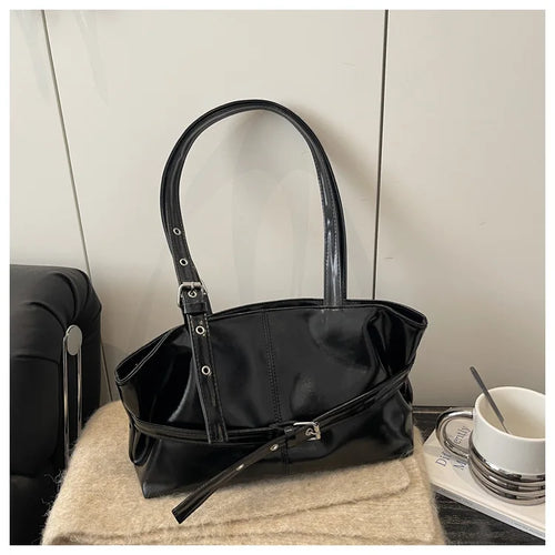 Solid-color Versatile Tote Bag for Women High-quality Suede
