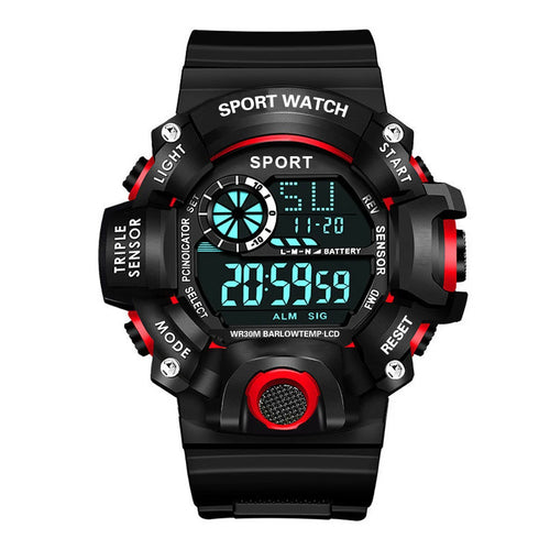 Fashion Men's Watch Sports Electronic Wristwatch Large dial