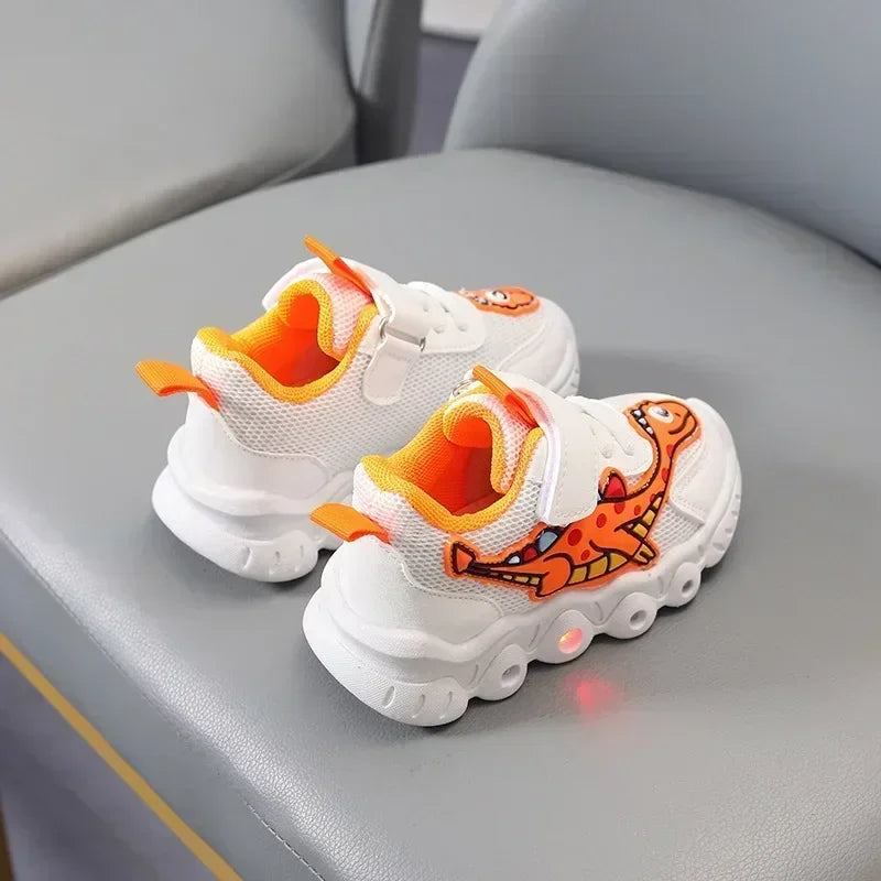 Kids Fashion Sneakers Breathable Soft Sole Sports Sneakers for Running