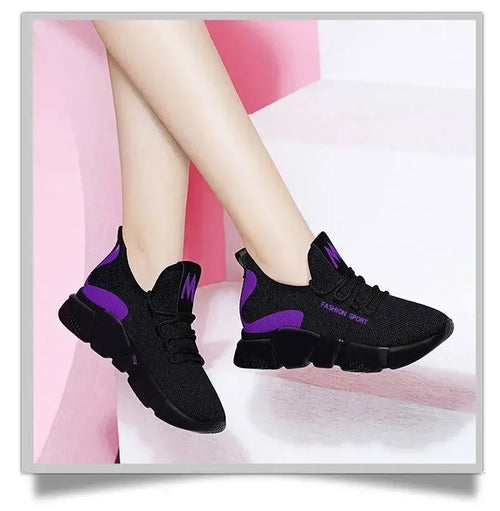 Tenis Feminino 2025 Women's Vulcanize Shoes Outdoor Breathable Air