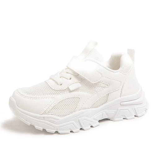 Kid Sneakers Sport Shoes for Boys Fashion Leather Children Breathable