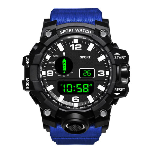Fashion Men's Watch Sports Electronic Wristwatch Large dial