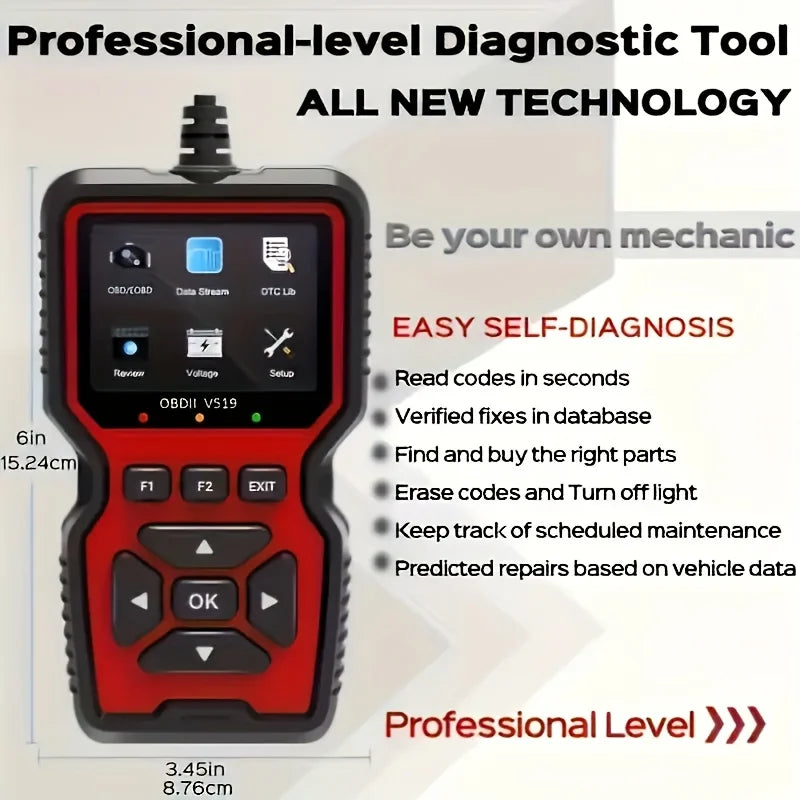 Advanced OBD2 Scanning Diagnostic Tool | Professional Engine Code