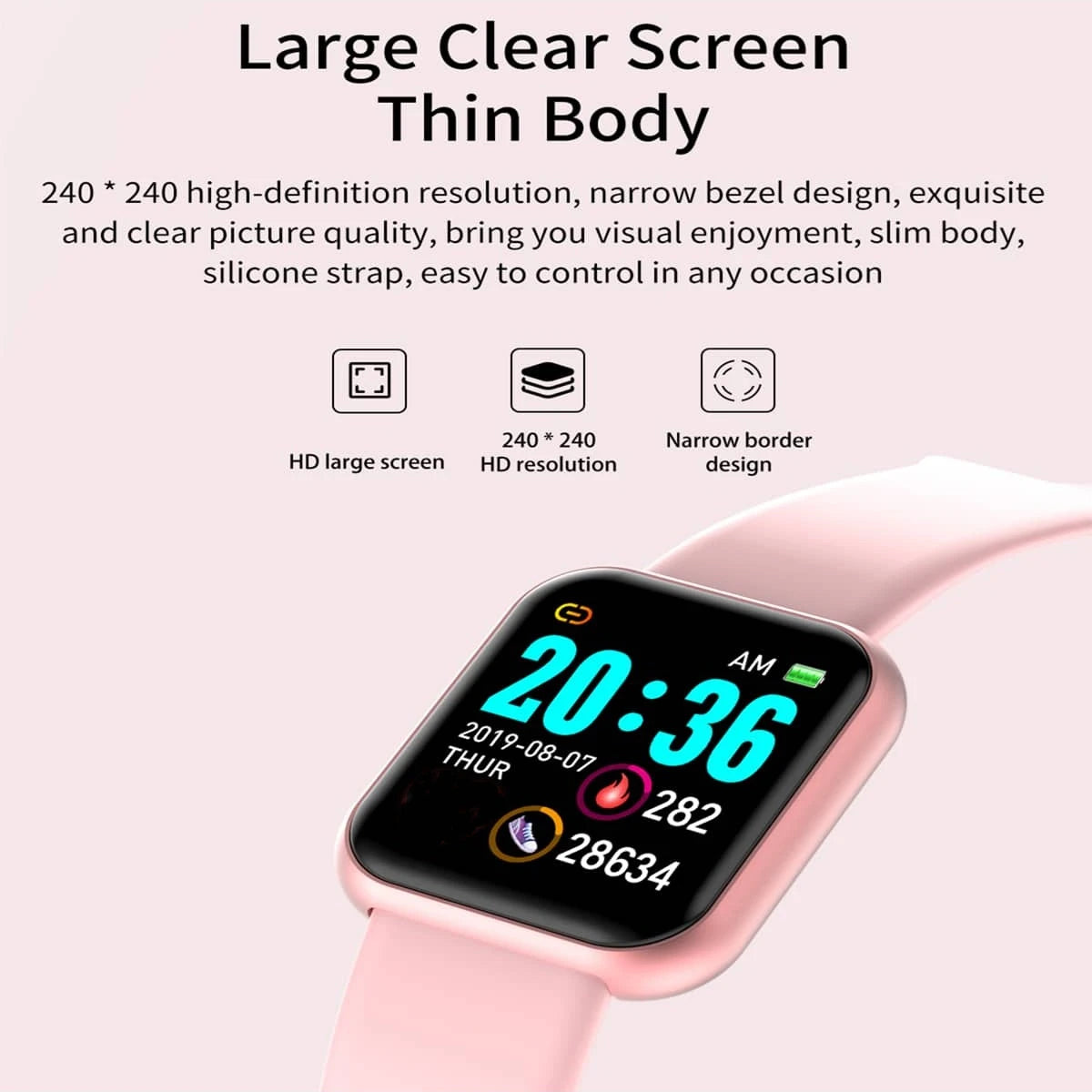 Bluetooth Smart Watches For Women Men Networked Phone Control Music