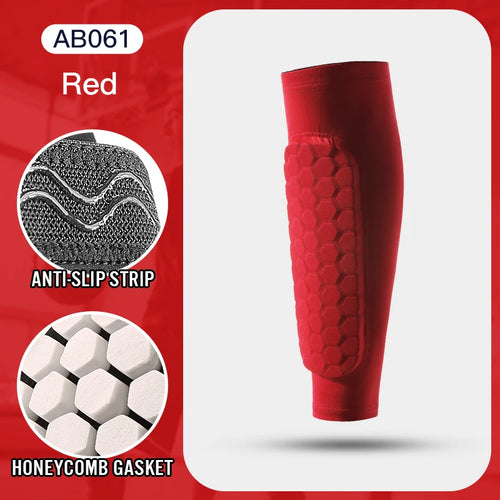 1Pcs Football Shin Guard Socks Sleeves with Foam,Calf Compression
