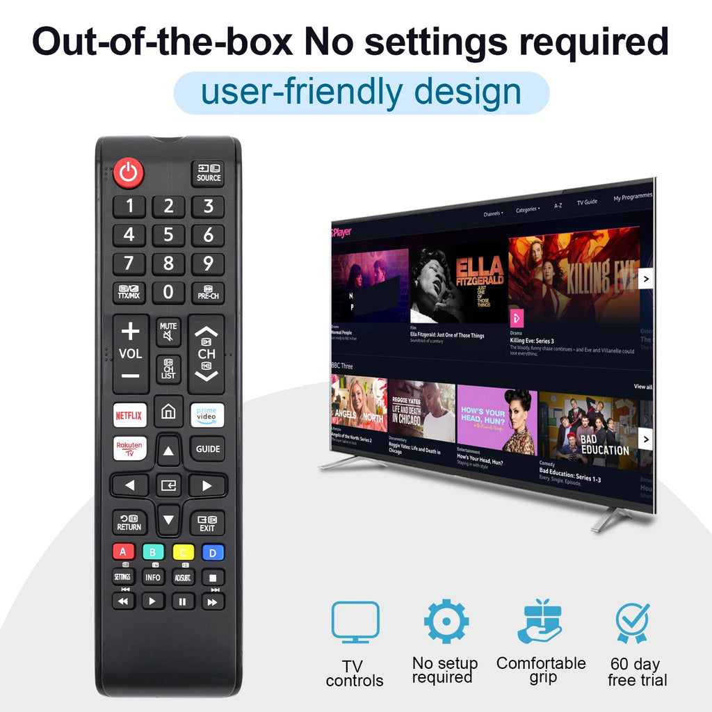 Universal Remote for All Samsung TV Remote BN59-01315J Replacement for