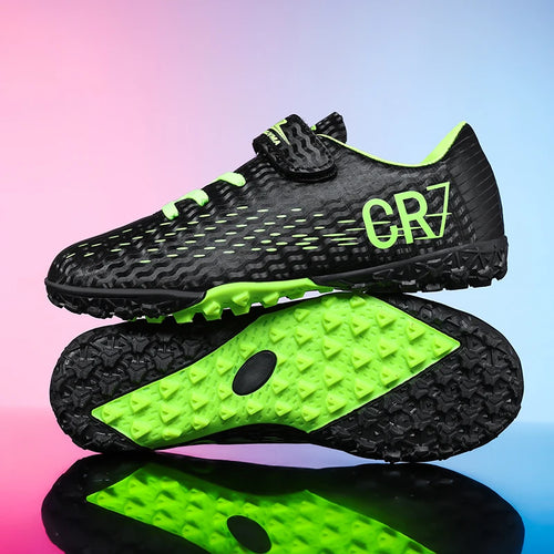 New Men Kids Football Boots Grass Boys Professional Non-Slip