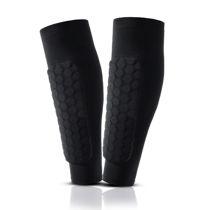 1Pcs Football Shin Guard Socks Sleeves with Foam,Calf Compression