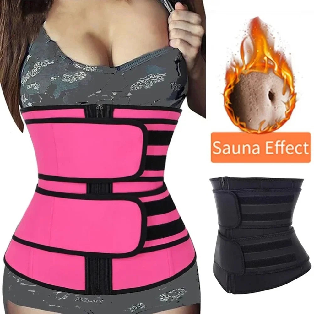 1pc Waist Trainer Slimming Body Shaper Fitness Belt Weight Loss Fat