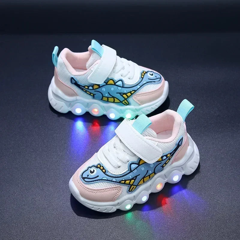 Kids Fashion Sneakers Breathable Soft Sole Sports Sneakers for Running