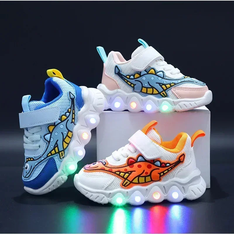 Kids Fashion Sneakers Breathable Soft Sole Sports Sneakers for Running