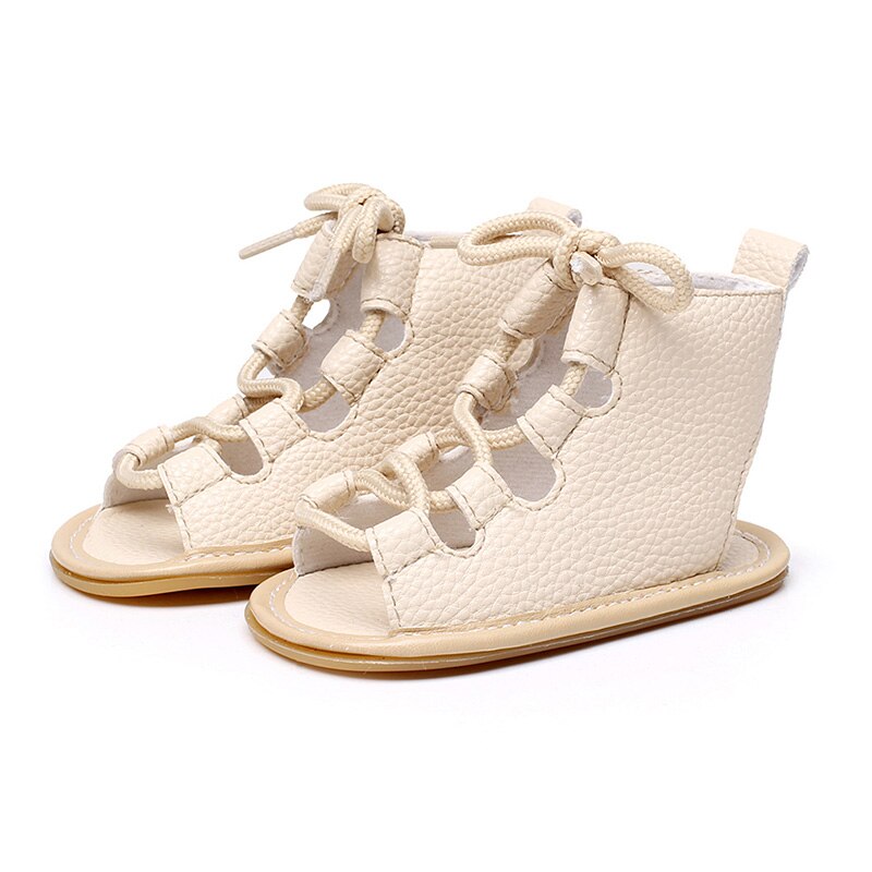 Summer Baby sandals Flat Lace up Toddler Rome