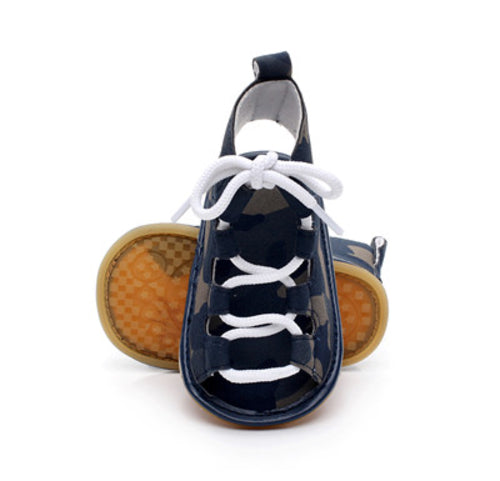 Summer Baby sandals Flat Lace up Toddler Rome