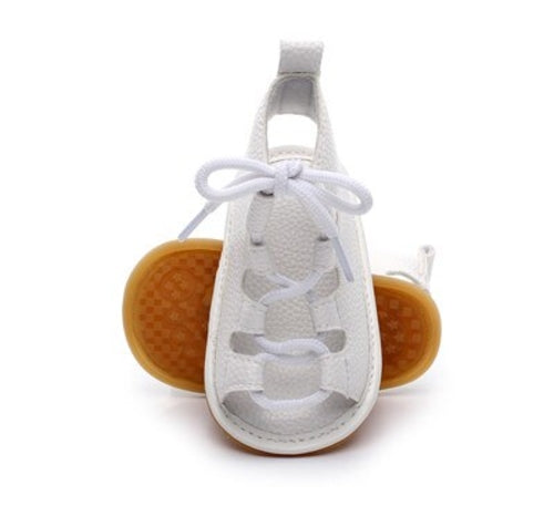 Summer Baby sandals Flat Lace up Toddler Rome