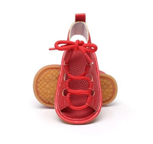 Summer Baby sandals Flat Lace up Toddler Rome