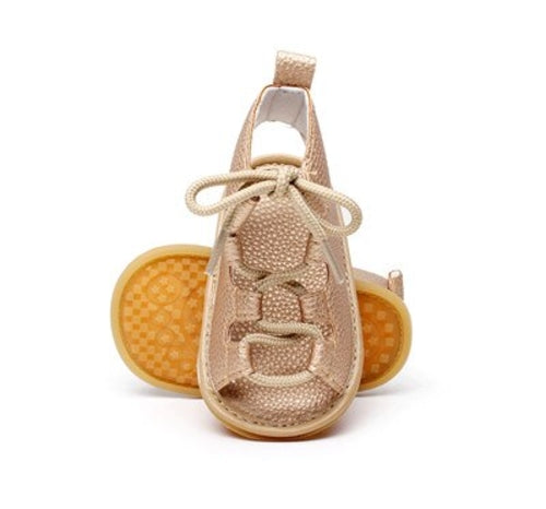 Summer Baby sandals Flat Lace up Toddler Rome