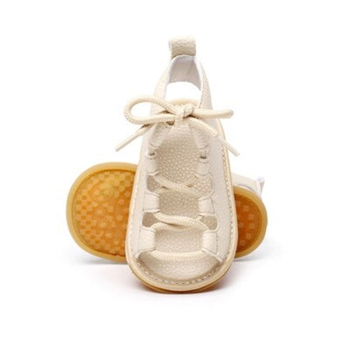 Summer Baby sandals Flat Lace up Toddler Rome