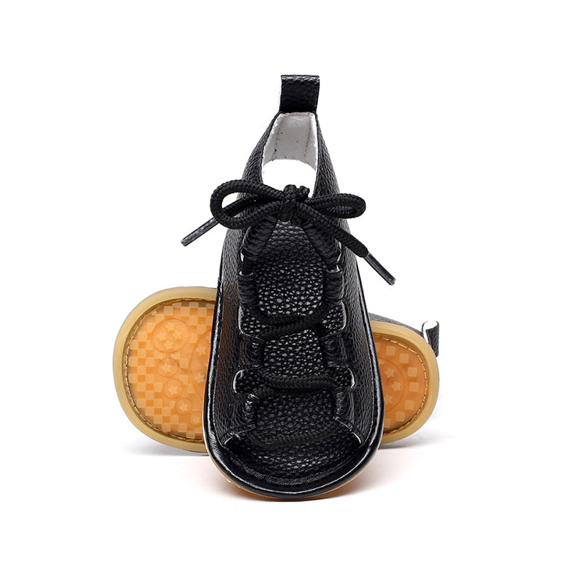 Summer Baby sandals Flat Lace up Toddler Rome