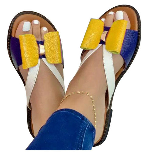 Summer Women Slippers Cute Butterfly-knot Casual Sandals Lady Slides