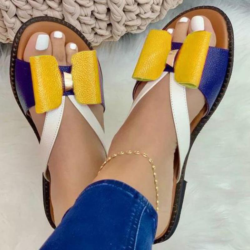Summer Women Slippers Cute Butterfly-knot Casual Sandals Lady Slides