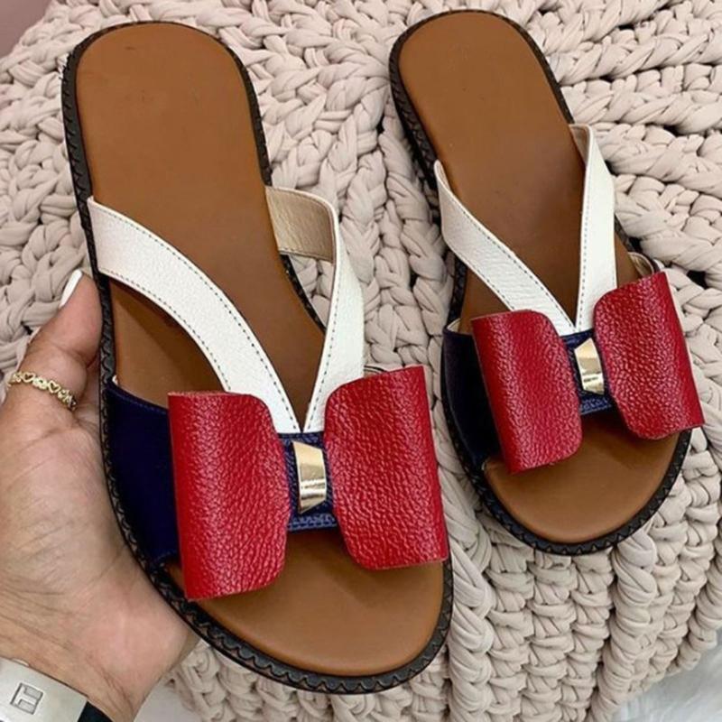 Summer Women Slippers Cute Butterfly-knot Casual Sandals Lady Slides