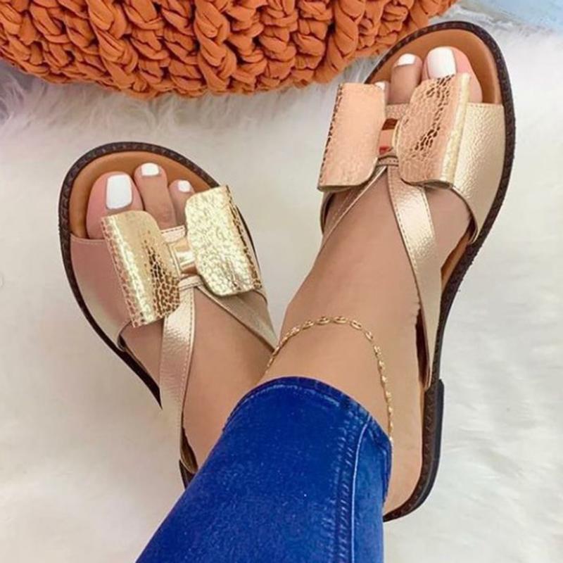 Summer Women Slippers Cute Butterfly-knot Casual Sandals Lady Slides