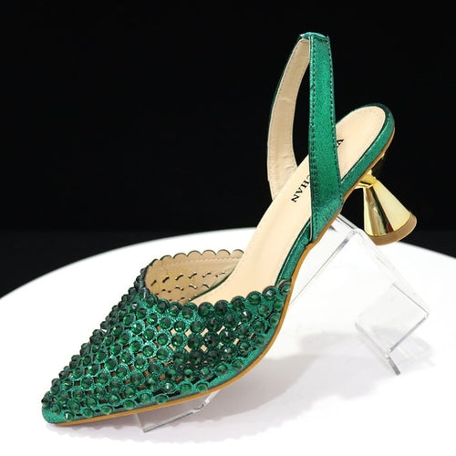 Venus Chan Pointed Toe Heels For Women 2023 Elegant Party Wine Color