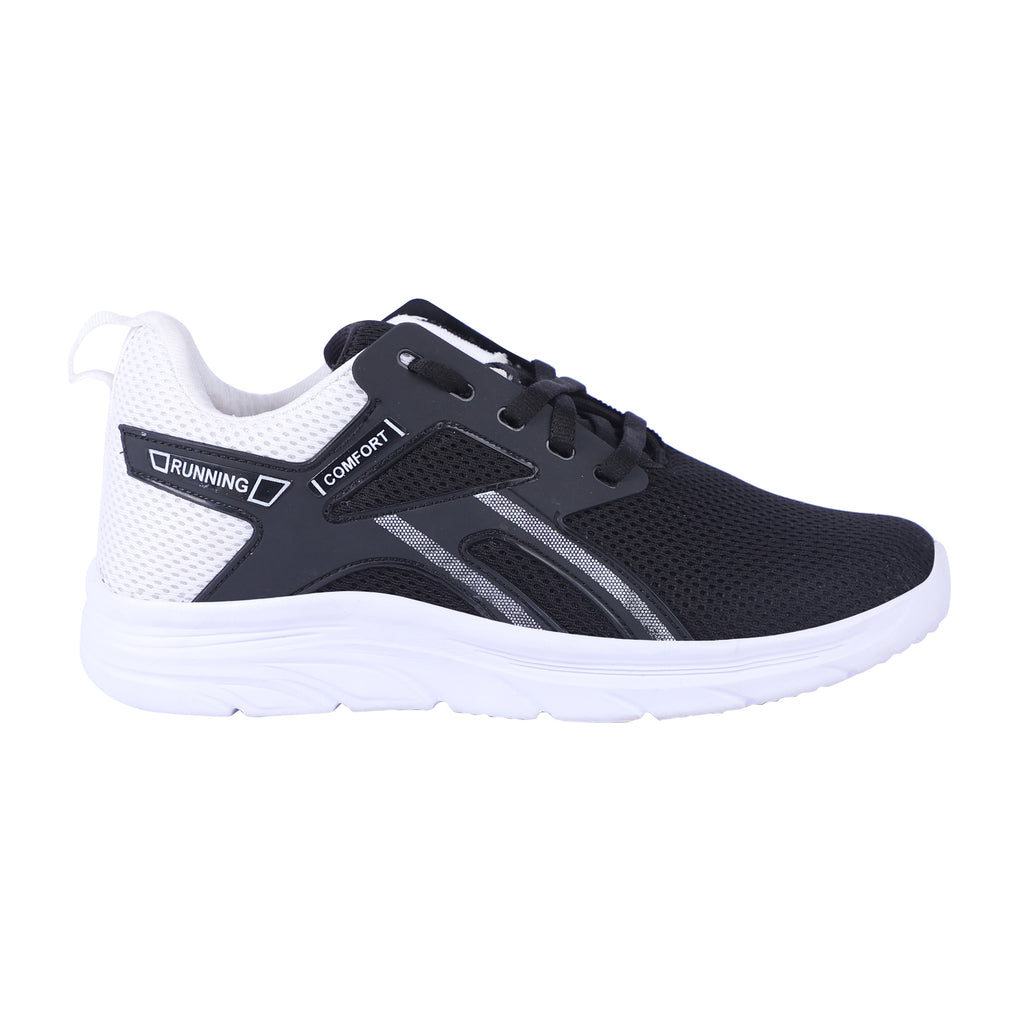 Men Lace Up Running Shoes, Black-01 (Size-6 UK/39 FR)
