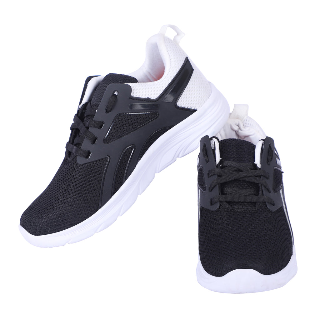 Men Lace Up Running Shoes, Black-01 (Size-6 UK/39 FR)